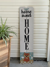 Load image into Gallery viewer, Home Sweet Home - Fall Fox Fence Board Porch Leaner