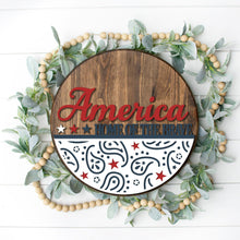 Load image into Gallery viewer, America Home of the Brave - Paisley 3D