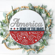 Load image into Gallery viewer, America Home of the Brave - Paisley 3D
