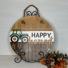 Load image into Gallery viewer, Happy Harvest - Green Tractor 3D Door Hanger