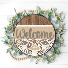 Load image into Gallery viewer, Welcome - Mushroom 3D Door Hanger