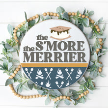 Load image into Gallery viewer, The S'More the Merrier - 3D Door Hanger