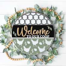 Load image into Gallery viewer, Welcome To Our Coop - 3D Door Hanger