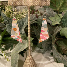 Load image into Gallery viewer, Confetti Pastels Design Wood Earrings