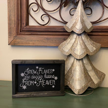 Load image into Gallery viewer, Snowflakes are Dog Kisses From Heaven - Framed