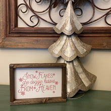 Load image into Gallery viewer, Snowflakes are Dog Kisses From Heaven - Framed