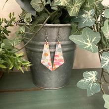 Load image into Gallery viewer, Confetti Pastels Design Wood Earrings