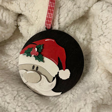 Load image into Gallery viewer, Holiday Head Santa Claus Ornament - 3D