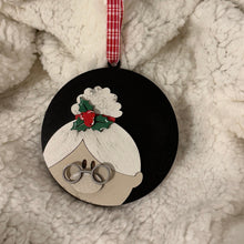 Load image into Gallery viewer, Holiday Head Mrs. Claus Ornament - 3D
