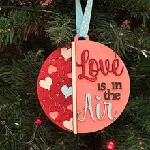 Load image into Gallery viewer, Love Is In The Air Ornament - 3D
