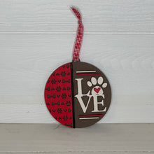 Load image into Gallery viewer, Dog Love Ornament - 2D