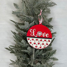Load image into Gallery viewer, Love - Triple Heart Ornament - 2D