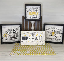 Load image into Gallery viewer, Always Stay Bumble &amp; Kind Framed Sign
