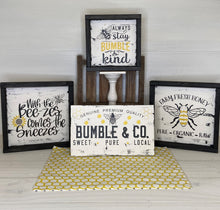 Load image into Gallery viewer, Always Stay Bumble & Kind Framed Sign