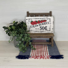 Load image into Gallery viewer, Strawberries (in a row) 3D - Unframed