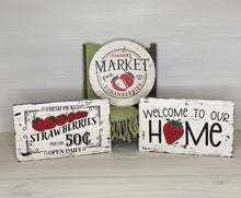 Load image into Gallery viewer, Welcome to Our Home (Strawberry 3D) - Unframed