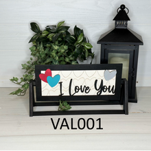 Load image into Gallery viewer, Interchangeable Rectangle Billboard Sign Inserts - Valentines
