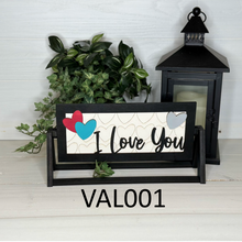 Load image into Gallery viewer, Interchangeable Rectangle Billboard Sign Inserts - Valentines