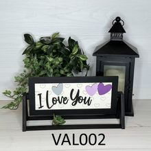 Load image into Gallery viewer, Interchangeable Rectangle Billboard Sign Inserts - Valentines