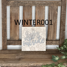 Load image into Gallery viewer, Interchangeable Square Inserts - Winter
