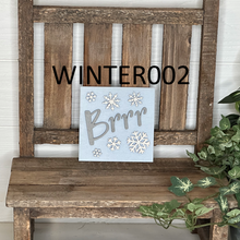 Load image into Gallery viewer, Interchangeable Square Inserts - Winter