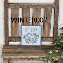 Load image into Gallery viewer, Interchangeable Square Inserts - Winter

