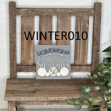 Load image into Gallery viewer, Interchangeable Square Inserts - Winter