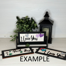 Load image into Gallery viewer, Interchangeable Rectangle Billboard Sign Inserts - Valentines