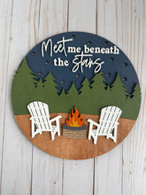 Load image into Gallery viewer, Meet Me Beneath the Stars - Chairs 3D Door Hanger
