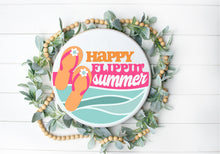 Load image into Gallery viewer, Happy Flippin&#39; Summer - 3D Door Hanger
