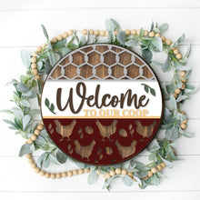 Load image into Gallery viewer, Welcome To Our Coop - 3D Door Hanger
