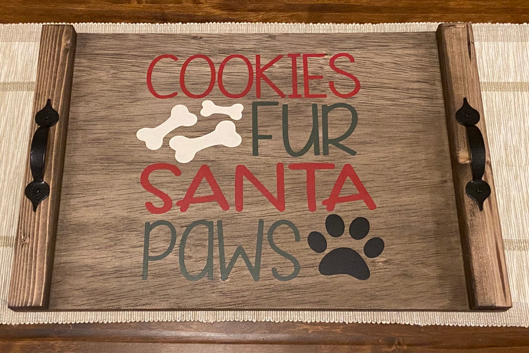 Cookies Fur Santa Paws - Tray