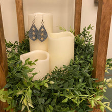Load image into Gallery viewer, Stepping Stars Wood Earrings
