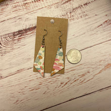 Load image into Gallery viewer, Confetti Pastels Design Wood Earrings
