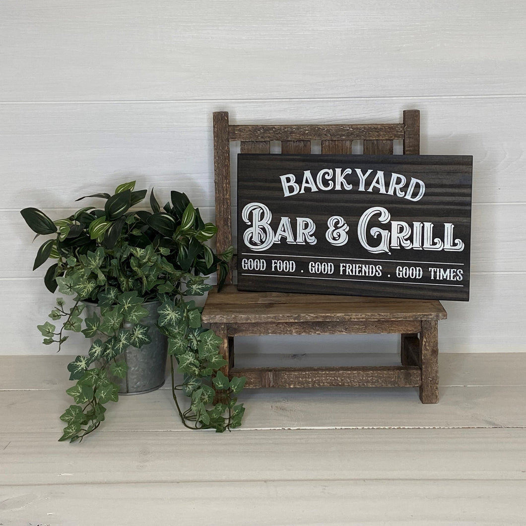 Backyard Bar & Grill - Unframed