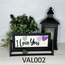 Load image into Gallery viewer, Interchangeable Rectangle Billboard Sign Inserts - Valentines
