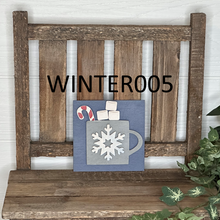 Load image into Gallery viewer, Interchangeable Square Inserts - Winter
