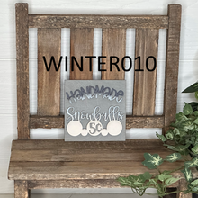 Load image into Gallery viewer, Interchangeable Square Inserts - Winter
