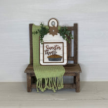 Load image into Gallery viewer, Interchangeable Square Inserts - Thanksgiving
