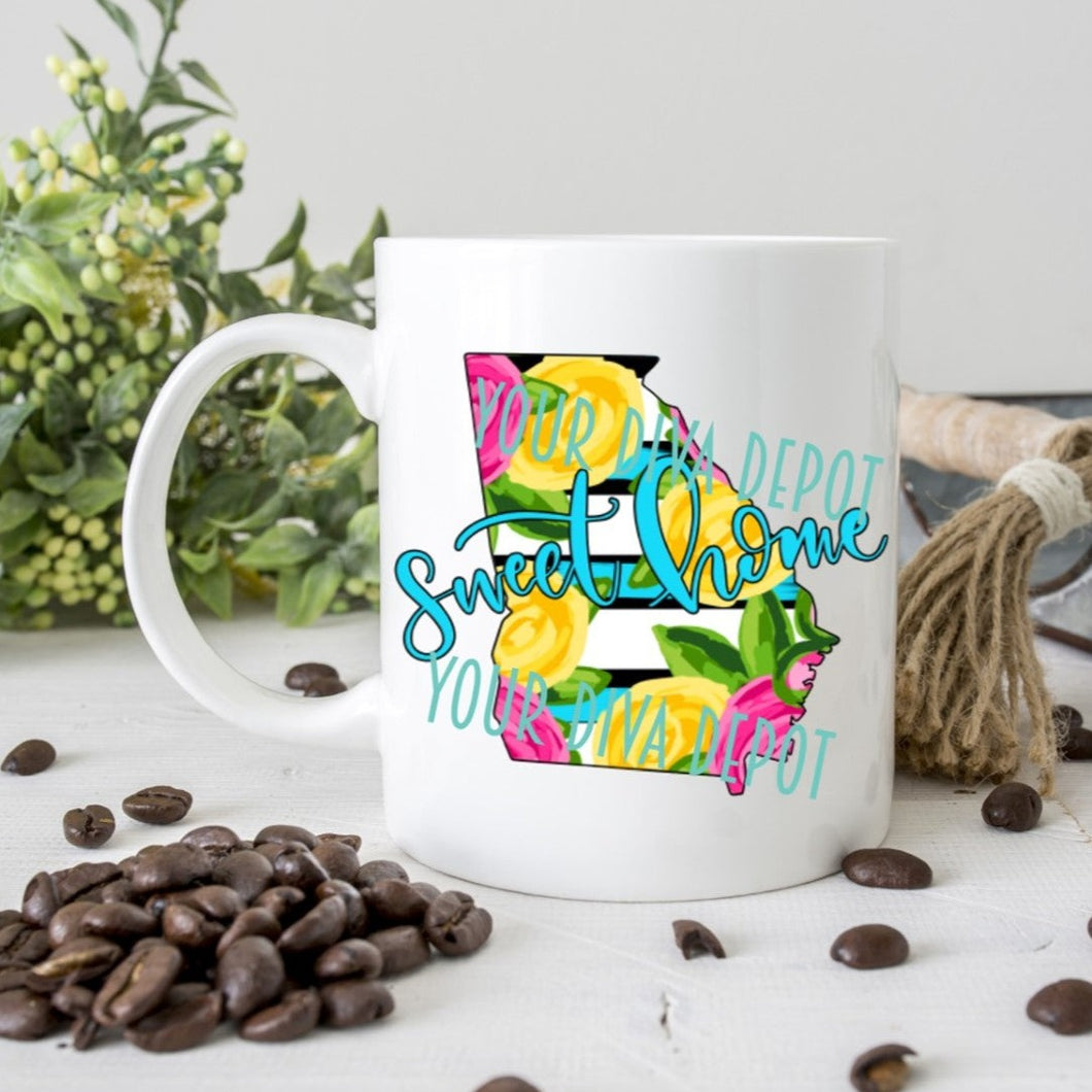 Sweet Home - State Ceramic Mug
