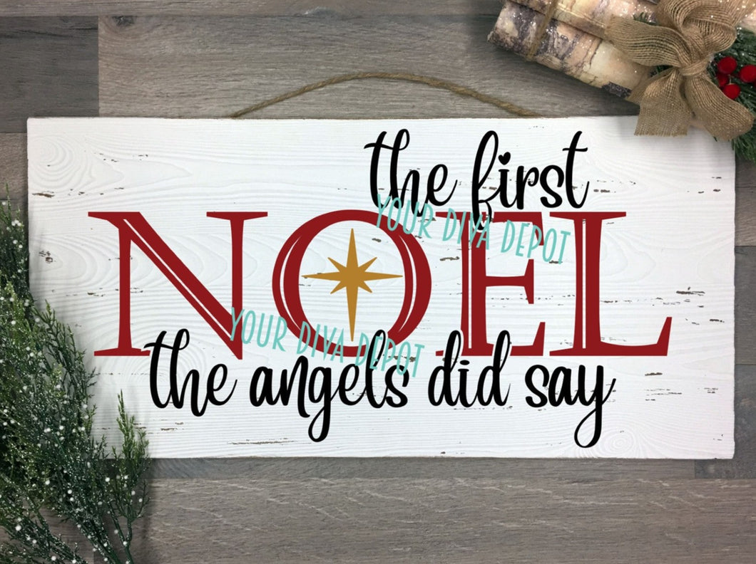 The First Noel The Angels Did Say - Unframed